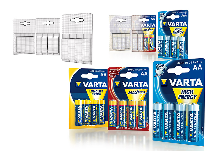 Varta – Visualisierung für Grupo SOLUTIONS Branding & Packaging Design GmbH