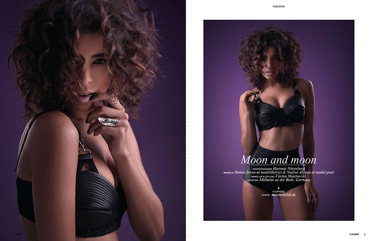 Moon & Moon  Fotograf & Retouch: Hart Worx  Model: Nadine-Alyana @ Model Pool Hannah @ Modeldistrict  Fashion: Mareen B