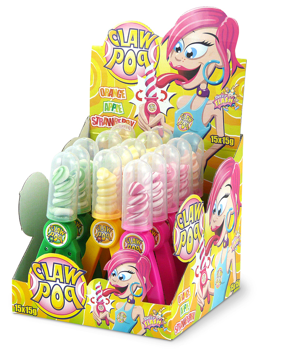 Display „Claw Pop“ für Alex Sweets