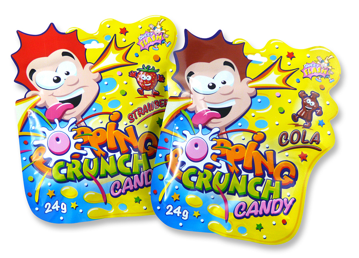 Beutel „Popping Crunch Candys“ für Alex Sweets