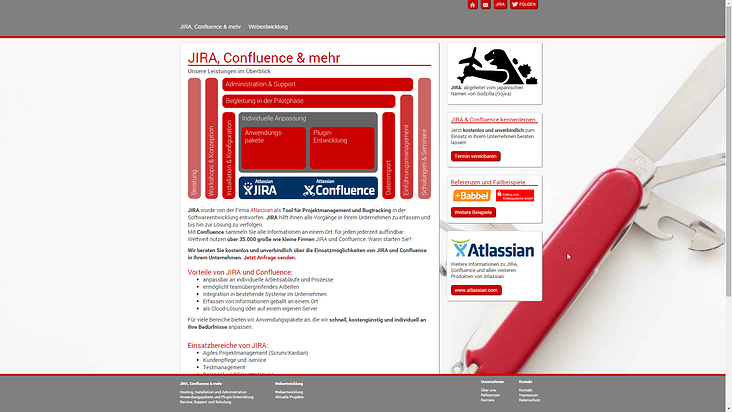 www.bildschirmrand.de | JIRA, Confluence & mehr