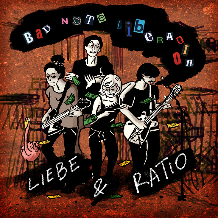 LP Cover (Band: Bad Note Liberation)