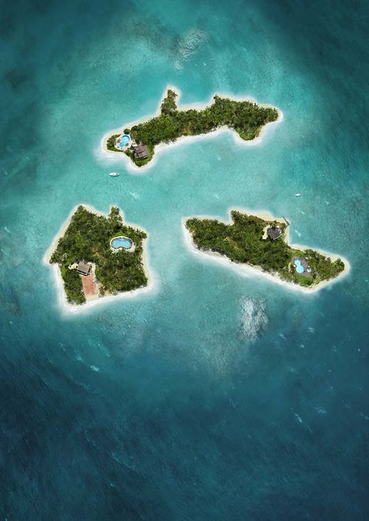 Inseln Sparkasse „Sparadies“
