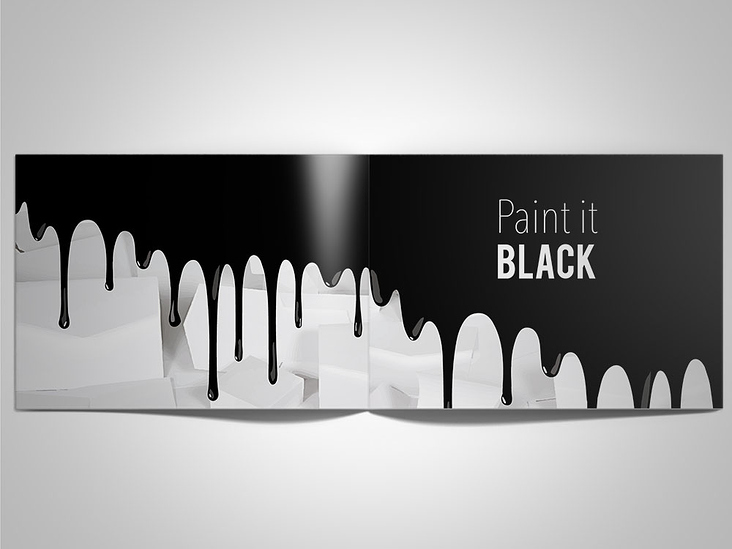 „Paint it black“ – black Verpackungsdesign