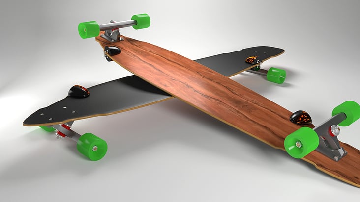 Longboard Visualisierung