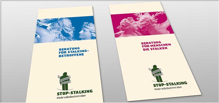 Flyer für Stop Stalking