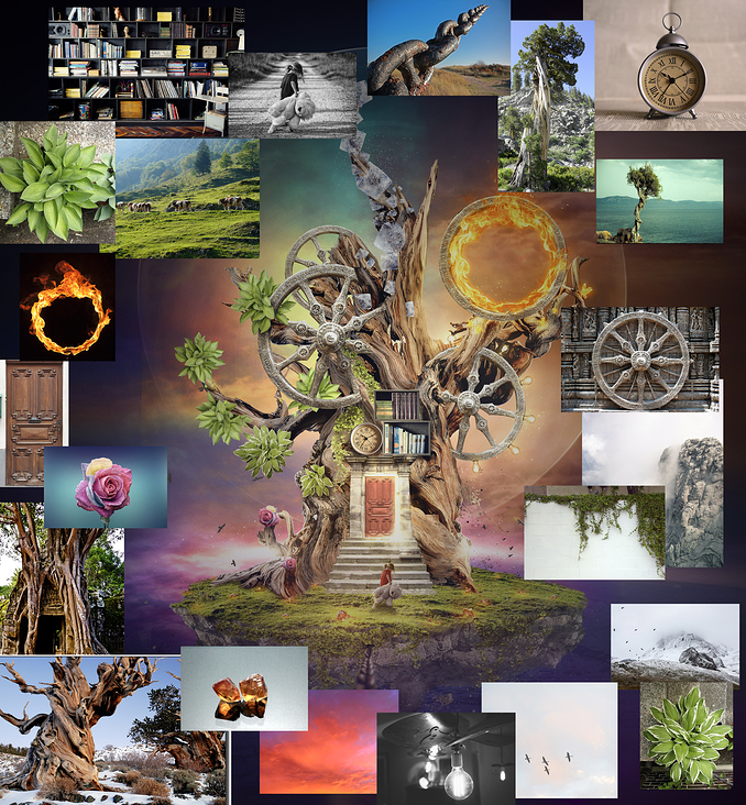 Artwork fantasy tree – compare