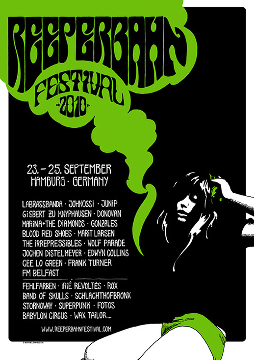 Reeperbahn Festival 2010 Flatstock Poster