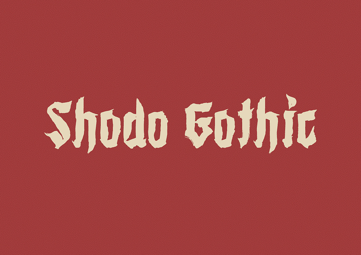 Shodo Gothic – Font