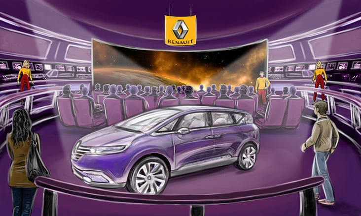 Promotion »UFO« für Renault (innen)