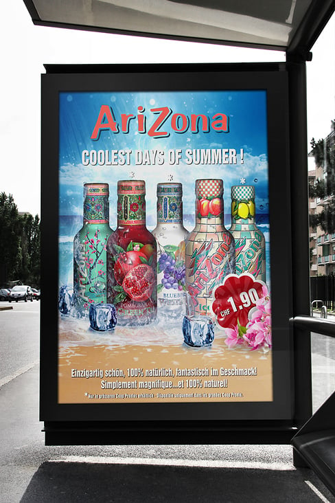 Arizona Iced Tea Sommer Plakat