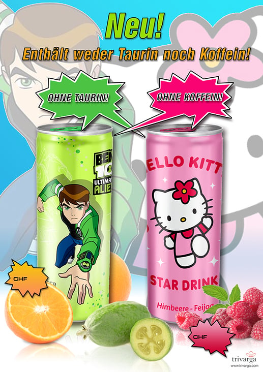 Hello Kitty und Ben10 Plakat