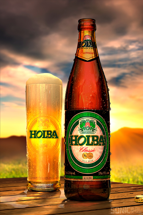 Holba Beer 3D Visualisation