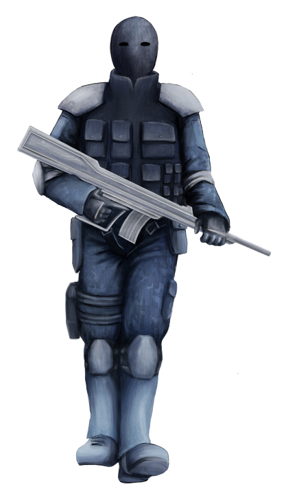 Characterdesign Soldat