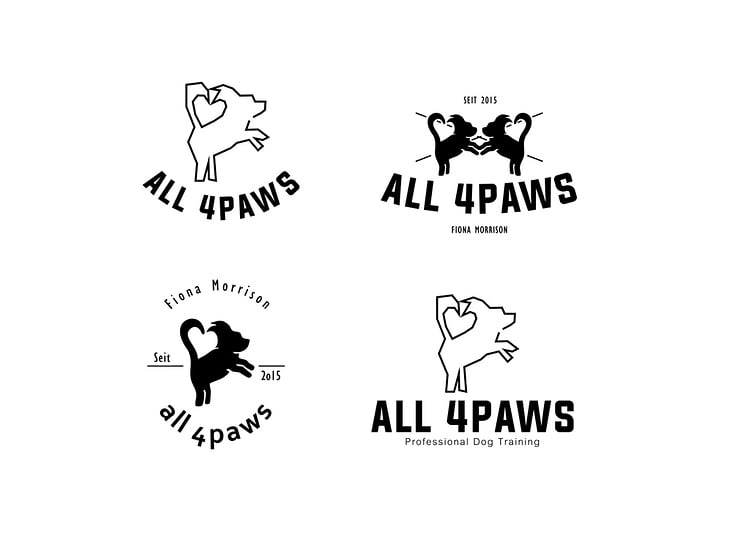 All 4Paws Logostudie