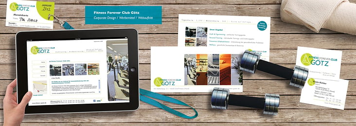 Fitness Forever Club Götz – Corporate Design / Webdesign