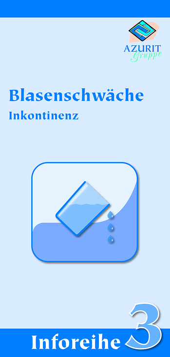 Flyersehrie Risikoberateung: Blasenschwäche