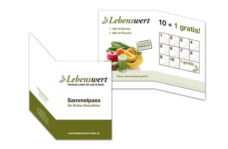 Sammelpass für Lebenswert Grüne Smoothies (4-Seiter A7)