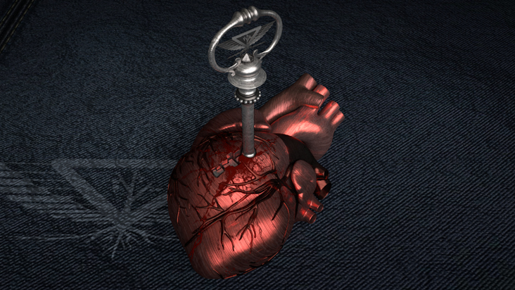 „The Key To Metal Hearts“ 3D Artwork