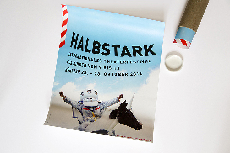 Theaterfestival HALBSTARK, Plakat