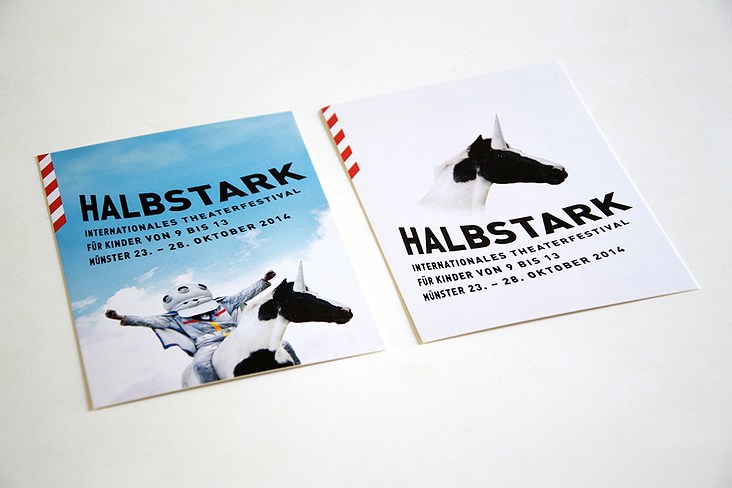 Theaterfestival HALBSTARK, Postkarten