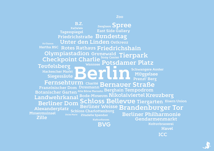Berlin Typo Poster