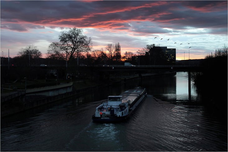 Morgenstunde am Neckar