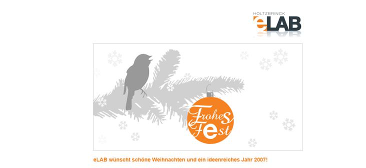 elab // Weihnachtsmail