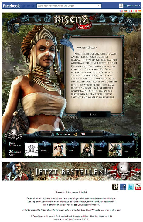 Facebook – App Treasures | Risen 2