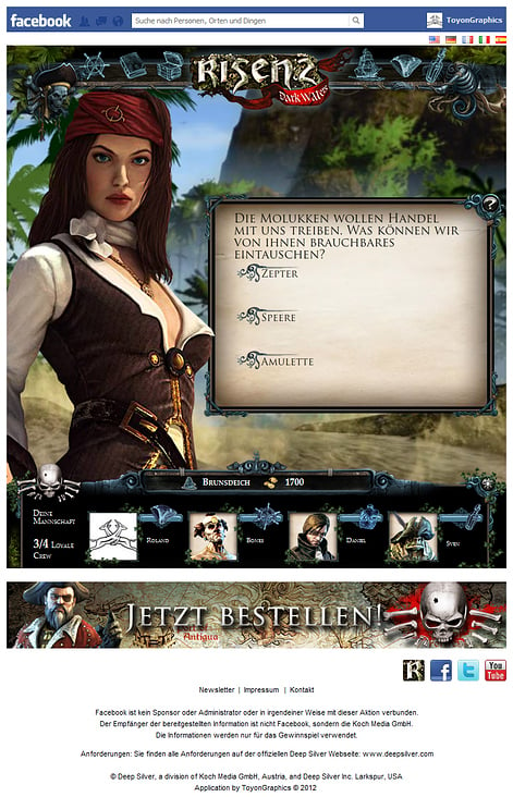 Facebook – App Treasures | Risen 2