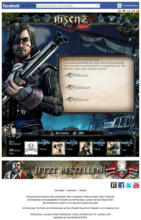 Facebook – App Treasures | Risen 2