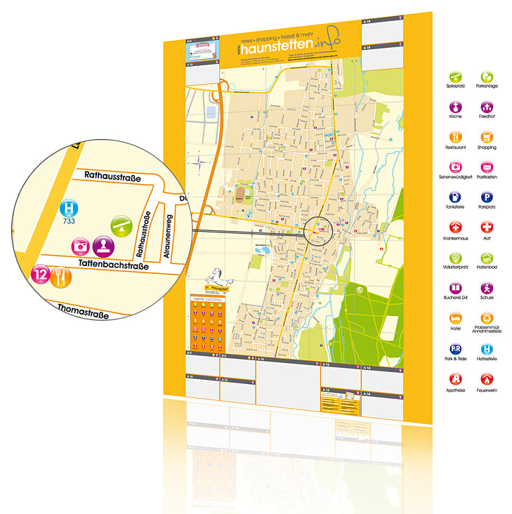 Neuer Haunstetter Stadtplan