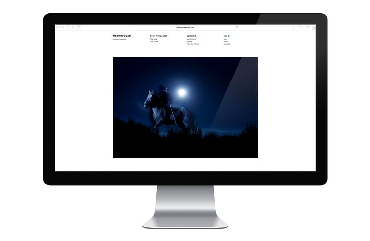 Website concept and development for Metropolen