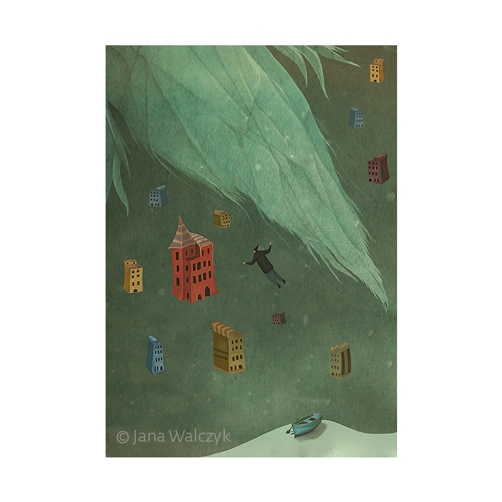 „Cinque Terre“, Illustrationsserie für Ausstellung
