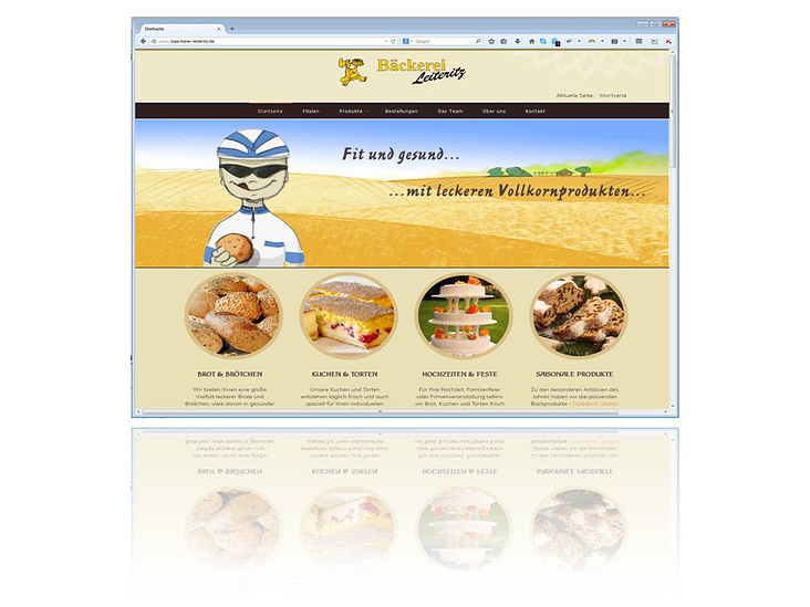 Bäckerei Leiteritz – Responsive Webdesign mit CMS