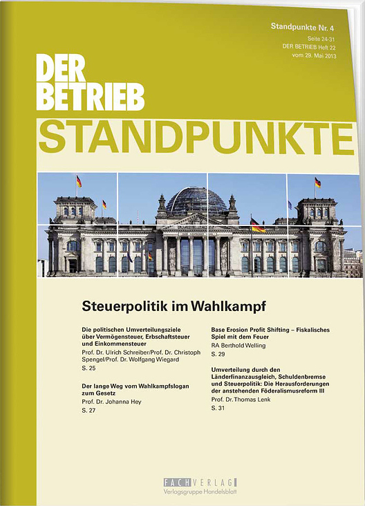 Der Betrieb Standpunkte