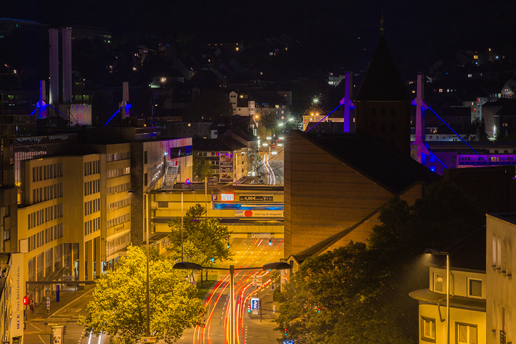Wuppertal at Night