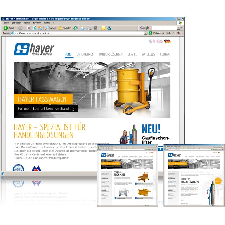 Hayer Metalltechnik Homepage