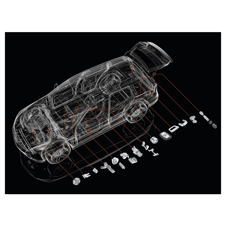3D-Visualisierung von CAD-Daten für Bereiche Automobil und Industrie