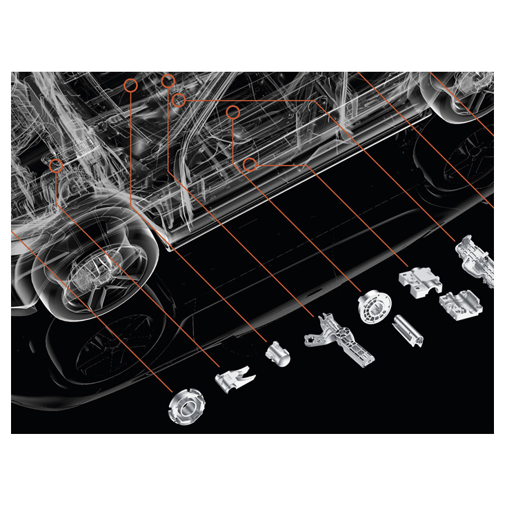 3D-Rendering von CAD-Daten für Bereiche Automobil und Industrie