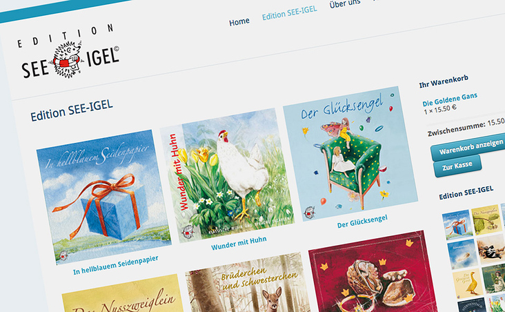 See-Igel: Responsives Web Design, Programmierung und Shop