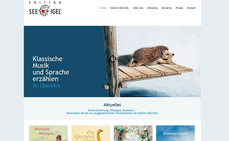 See-Igel: Responsives Web Design, Programmierung und Shop