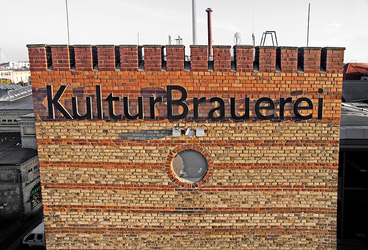 Luftaufnahme Kulturbrauerei Berlin