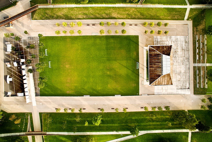 Luftaufnahme Volkspark Potsdam