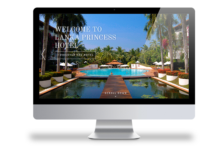 Webseite Hotel