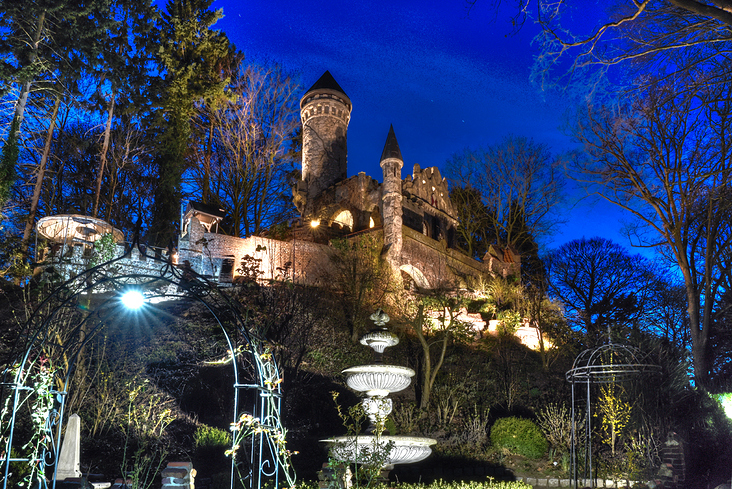 Burg Henneberg in Hamburg Poppenbüttel HDR