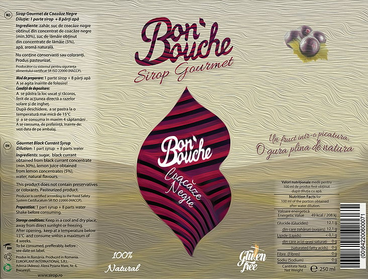 Bon’Bouche Gourmet Syrup Label 3 von 6