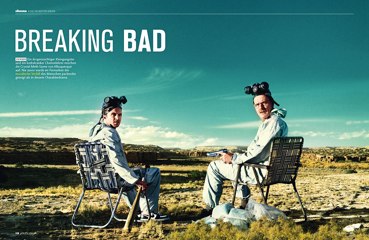 „Breaking Bad“, Bericht und Interview, TV-Heft 2014