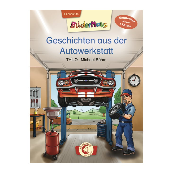 Coverillustration für „Geschichten aus der Autowerkstatt“