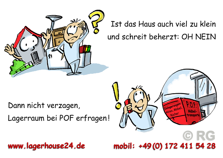 Illustration für Werbepostkarte